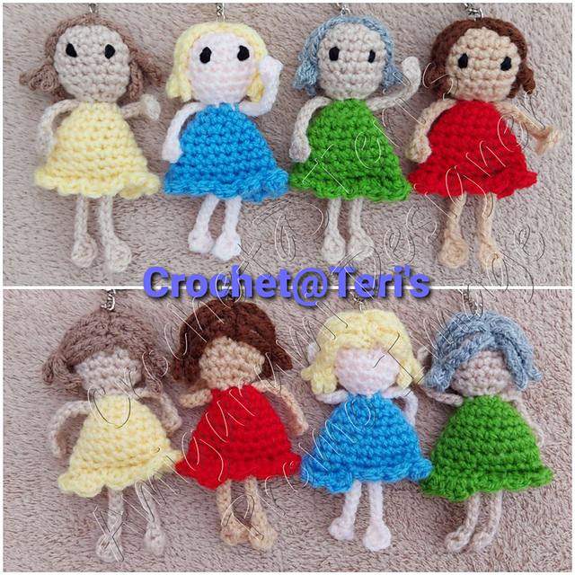 Matchstick Girl Keychains