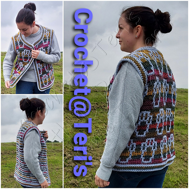 Loving Paws (Fully Reversible) Mosaic Waistcoat