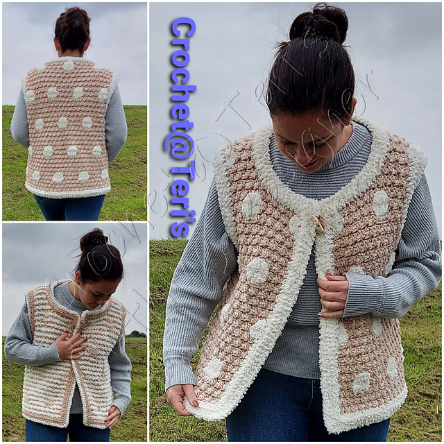 Dotty Love (Fully Reversible) Mosaic Waistcoat