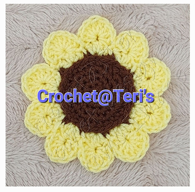 Sunflower Coaster