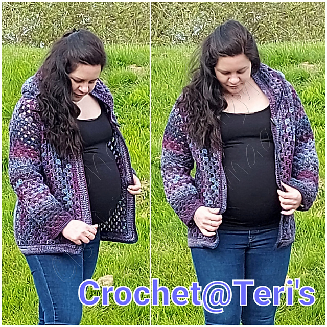 Simple Granny Stripe Hoodie