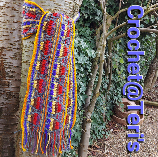 Shades of Love Mosaic Scarf