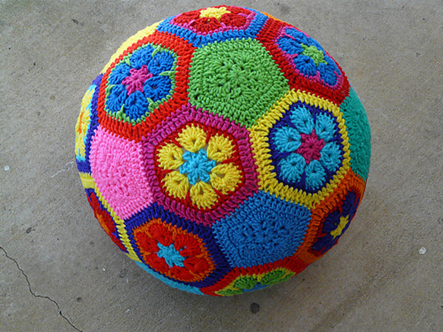 African Flower Soccer Ball