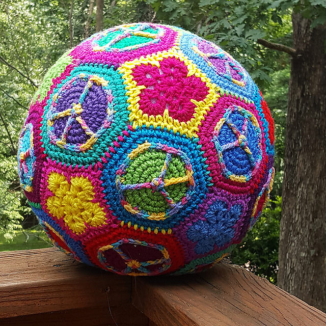 Peace Sign Soccer Ball