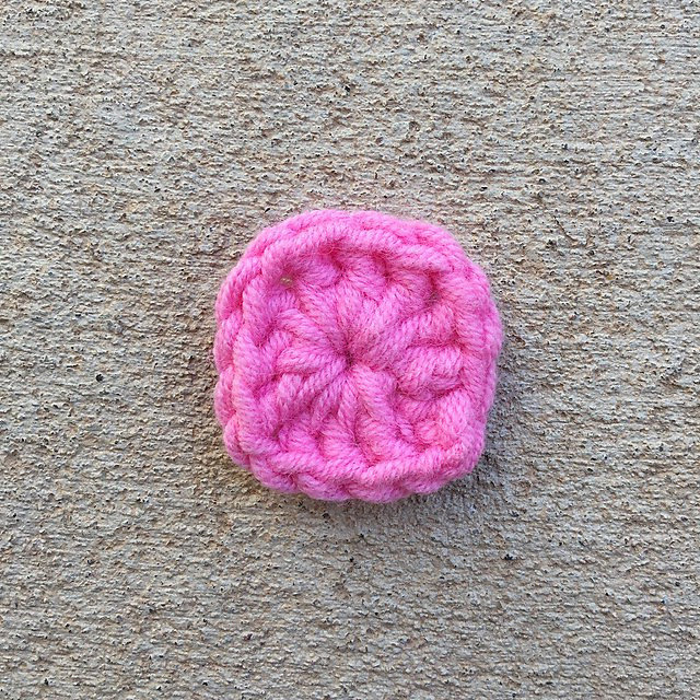 One Round  Granny Square