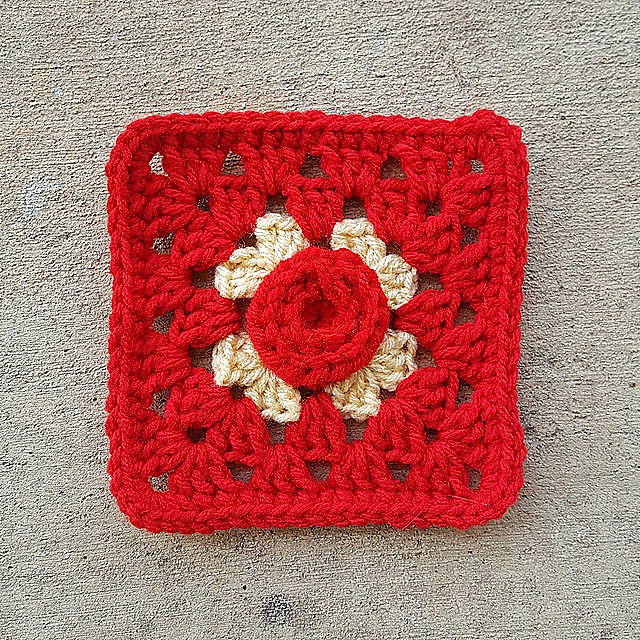 Rosette Granny Square