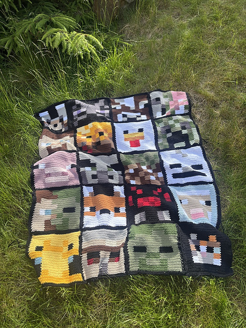 Mobs C2C Minecraft blanket