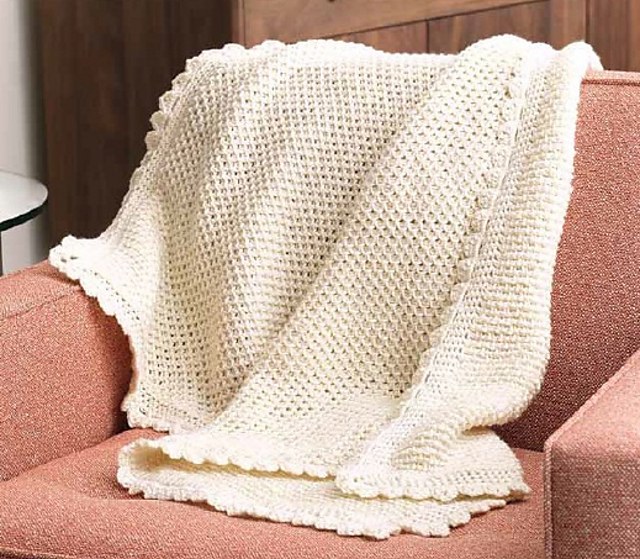 Smocked Elegance Baby Blanket
