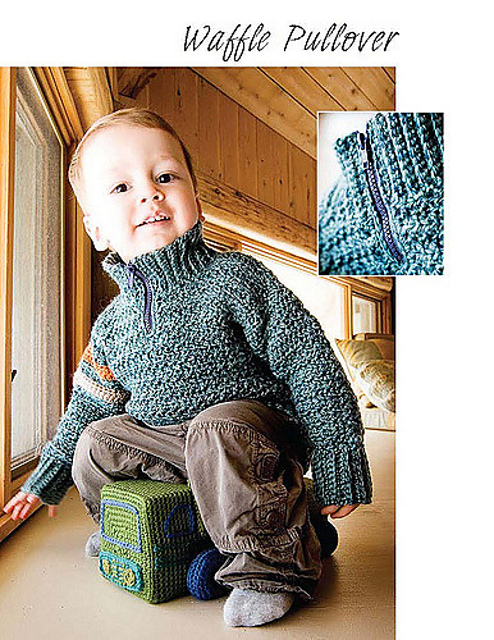 Waffle Pullover