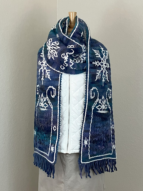 Snowflake Fusion Scarf