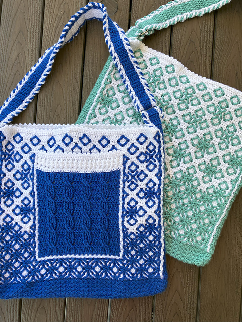 Fading Snowflakes Tote