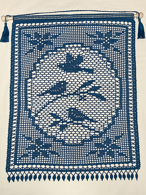 Whimsical Birds Wall Hanging