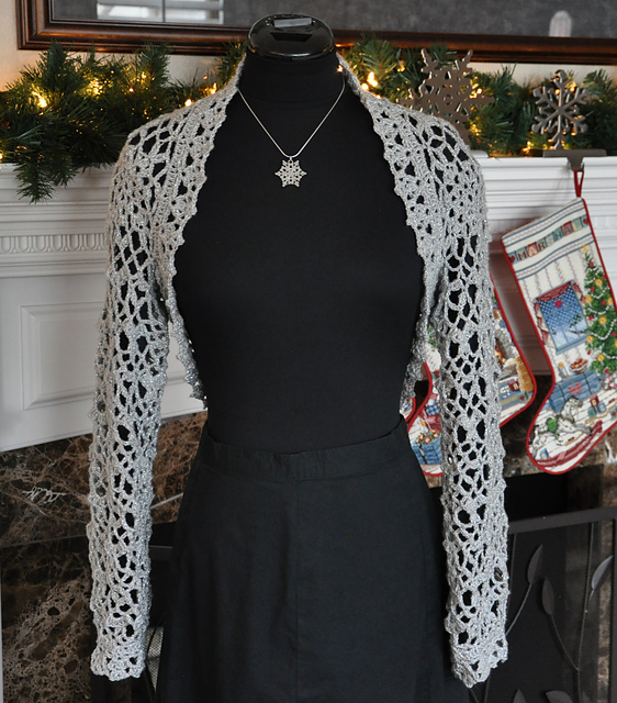 Winter Shimmer Shrug