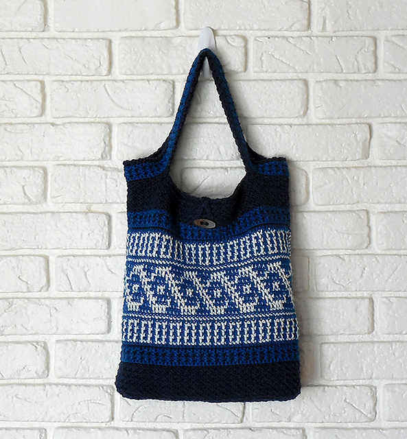 Braids & Stripes Reversible Tote