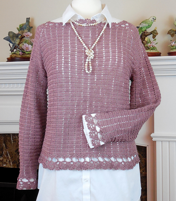 Lavender Lace Cardigan