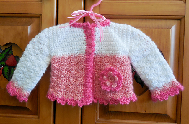 Sweet Shells Fly-Away Cardigan