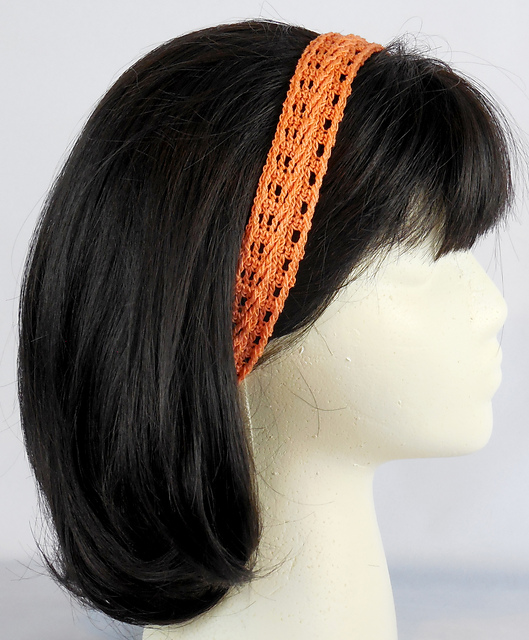 Orange Swirls Headband