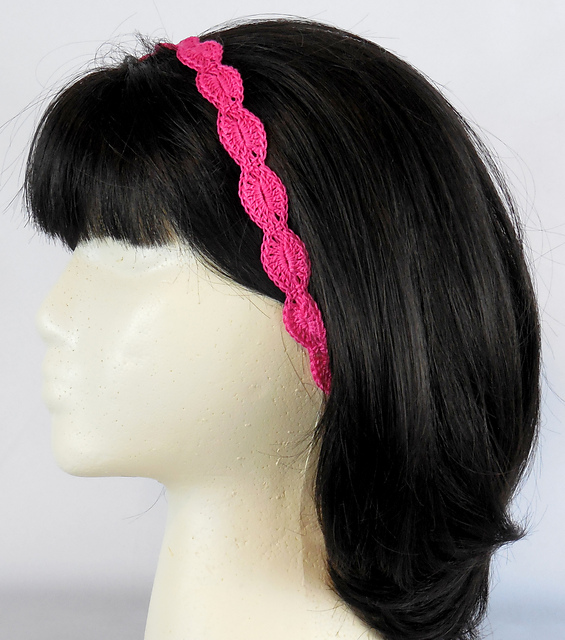 Pink Circles Headband