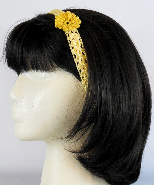 Golden Braided Chains Headband