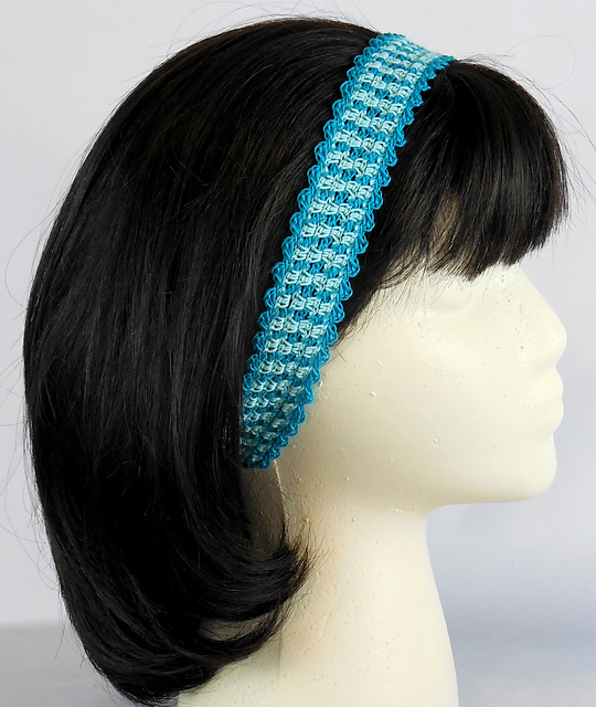 Teal Stripes Headband