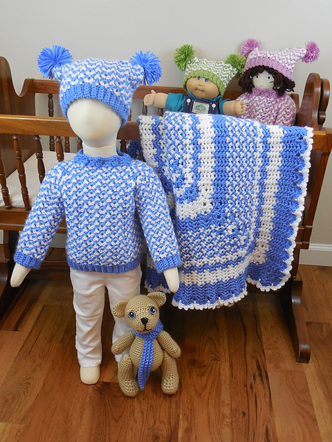 Ripples Baby Afghan