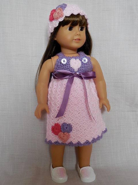 February Hearts AG Doll Outfit