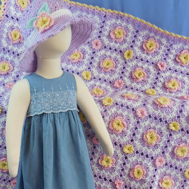 Flowery Sun Hat