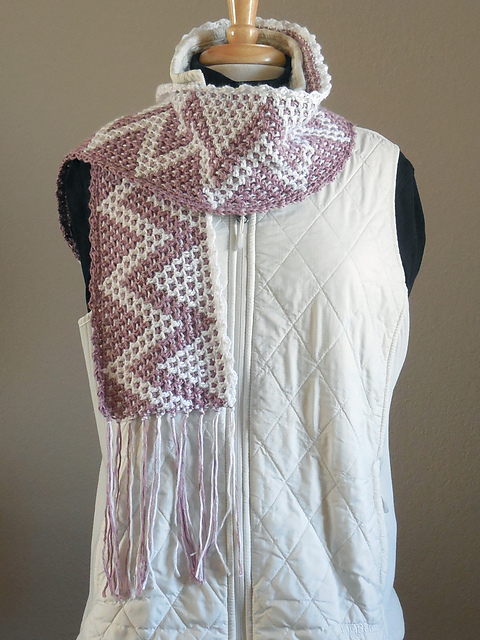 Mosaic Zigzag Scarves