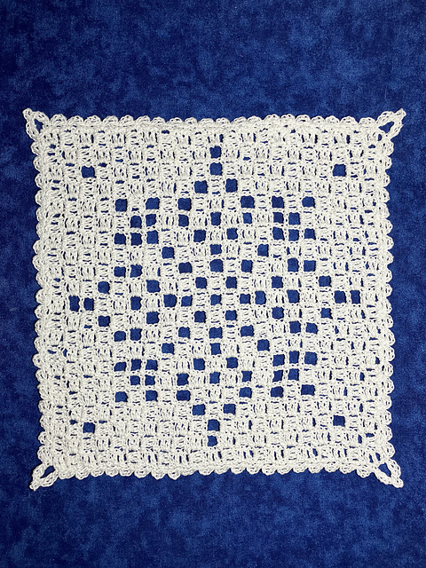 Reverse Snowflake Doily