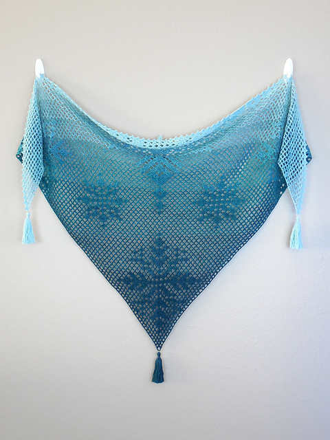 Cascading Snowflakes Shawl