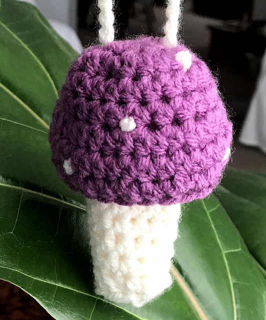 Ravelry Little Mushroom Lighter Holder pattern by Crochet by Lynzi