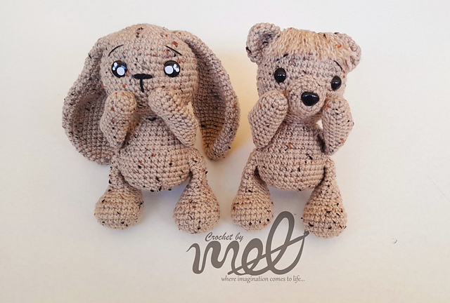 2in1 Teddy and Bunny