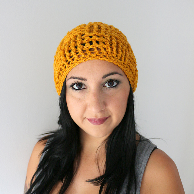 His & Hers Basket Weave Beanies