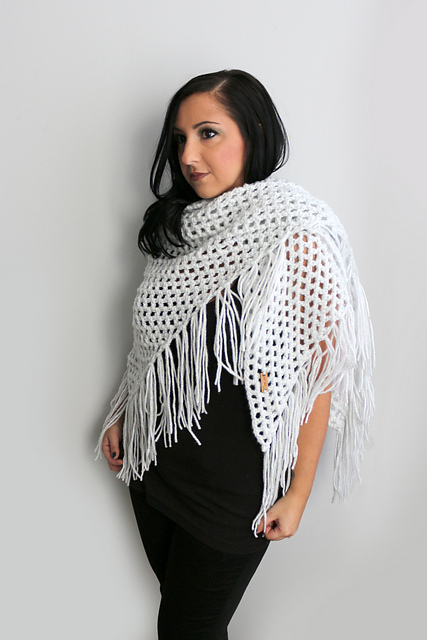Chunky Fringe Shawl