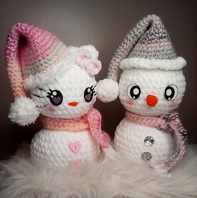 Classic Snowkitty and Snowman