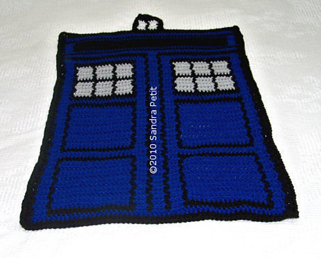 Police Box Pattern Ravelry: Mini Police Box pattern by Sandra Petit
