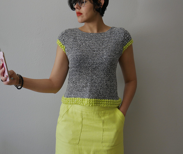 A Bobble In Time Top