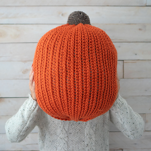Giant Crochet Pumpkin