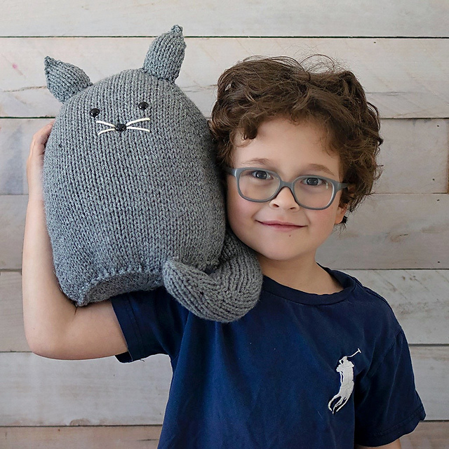 Plush Knit Cat
