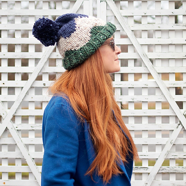 Colorwork Mountain Hat