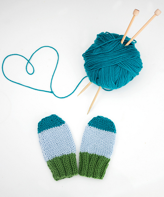 Flat Baby Mitts