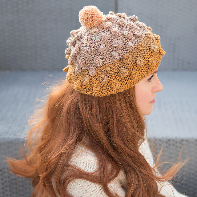 Popcorn Knit Hat