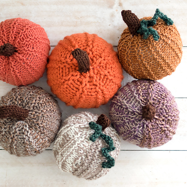 Straight Needle Pumpkins
