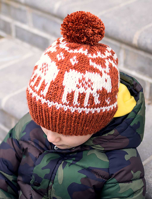 Kids Moose Hat