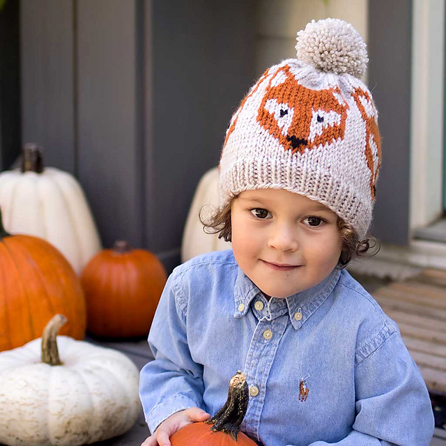 Colorwork Fox Hat