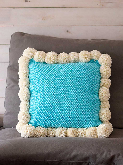 Seed Stitch Pillow