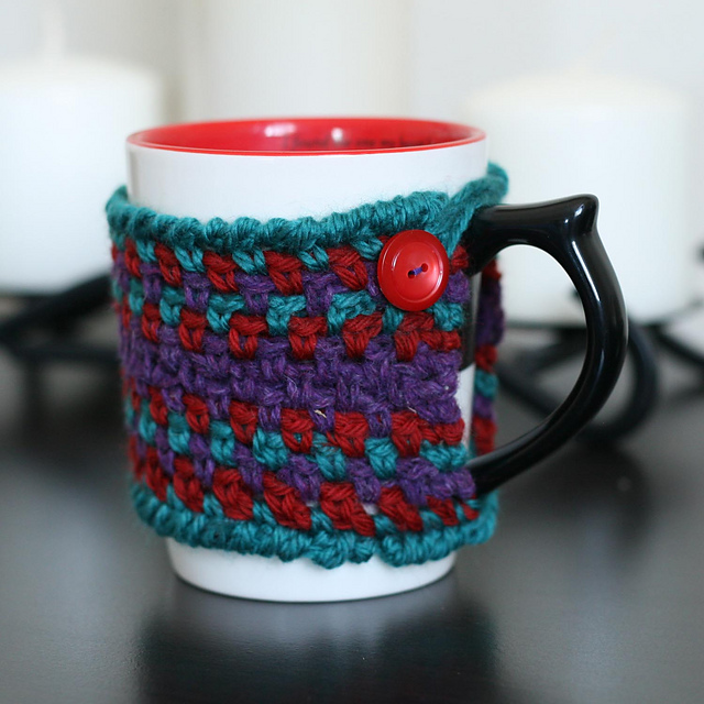 Custom Crochet Cup Cozy