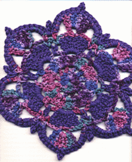 Flower Petal Dishcloth and Hotpad