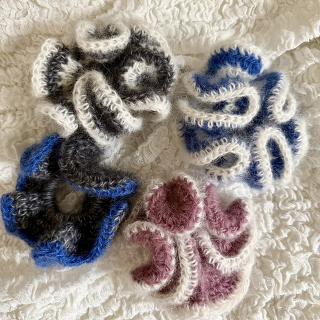 Mohair Scrunchie