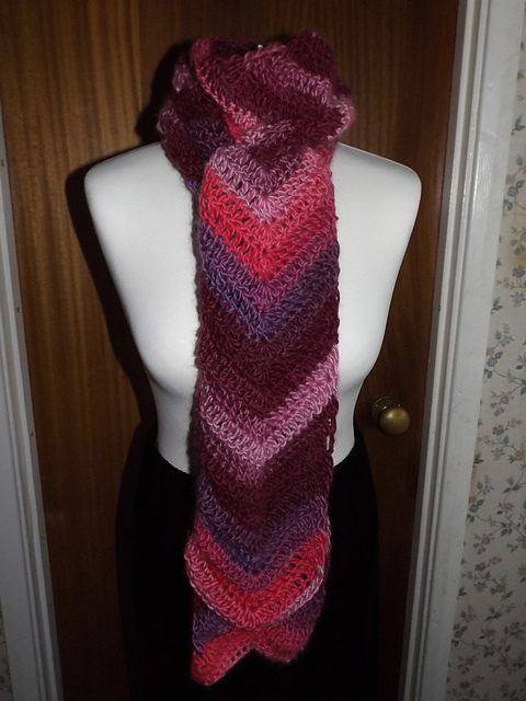no 21 Chunky Chevron Scarf